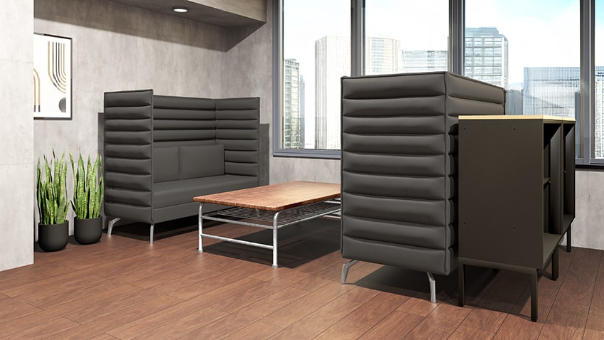 気分転換にも使える、くつろぎのラウンジエリア