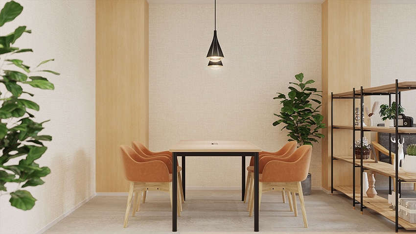 幅広いシーンで活用できるリフレッシュ空間&会議スペース