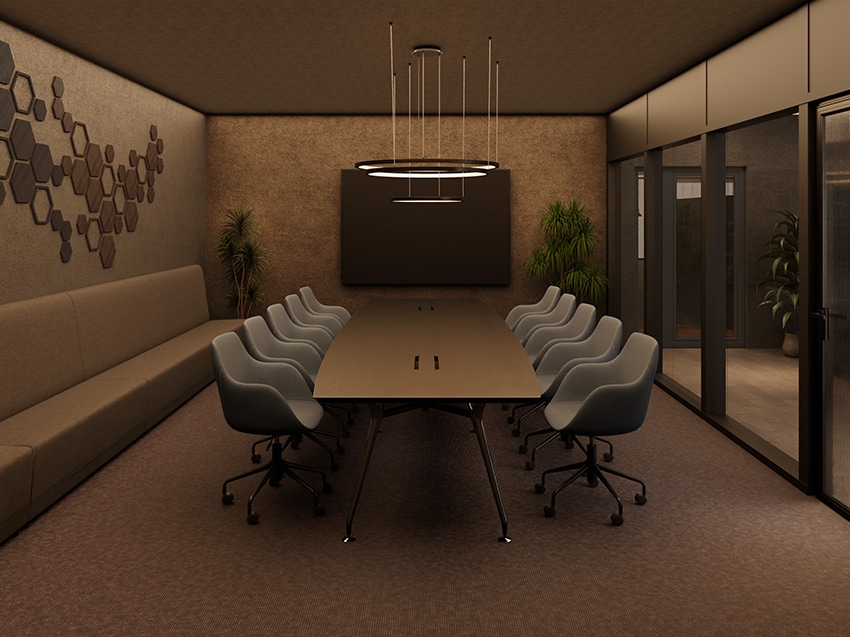 チームワークを支える、2タイプのミーティング空間