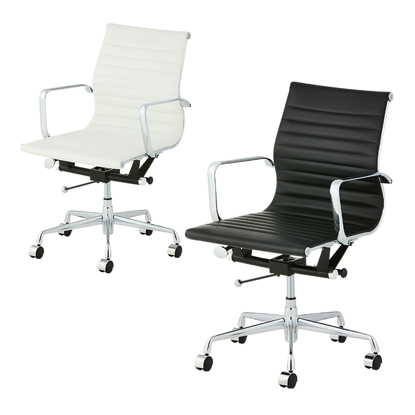 デザイナーズチェア ローバック 肘掛け 会議室椅子 応接椅子 幅640 