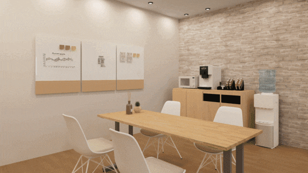 【約15坪・5人用】集中と協業(コミュニケーション)を両立できる小規模オフィス
